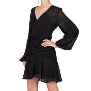 La Maison Talulah Black‎ Chaleur LS Cocktail Dress - size S lace and fully lined